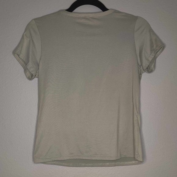 Olivia Rae Muted Army Green Tee Shirt - Picture 2 of 4